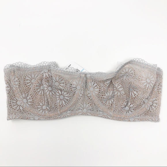 Free People Starla Underwire Demi Bra Skies 34C - Picture 4 of 9